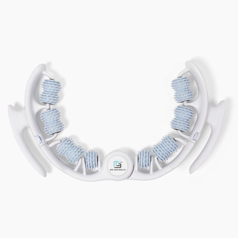 M3 Naturals Anti Cellulite Massage Roller with Grip-Friendly Design &