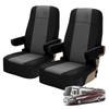 Kistrba Truck Seat Cover Compatible with Motorhome Captain Chairs, Driver