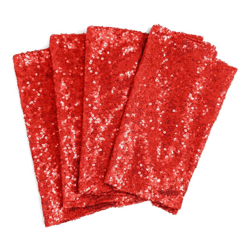 12x108inch Glitter Sequin Table Runner Chair Sashes Swags Wedding Party