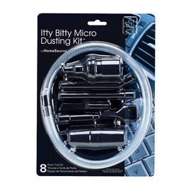 byHomeSource Itty Bitty Micro Dusting Kit, 8 Piece Tool Kit with Adapter