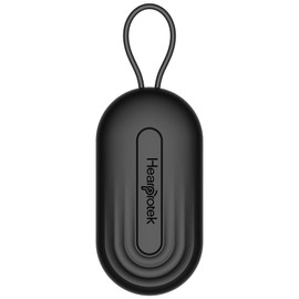 Hearprotek Earplug Cases, Portable Earplug Holder, Mini Storage Case Earbud Plug Organizer Ear Plug Case Durable Small Carrying Case for Travel, Business Trip (Black)