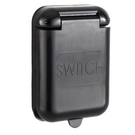 RecPro RV ATC External Waterproof Switch Cover | Snap Closure | Black ABS Plastic