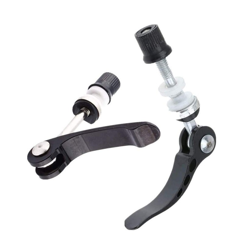 LSHEQYI Seatpost Clamp,2 Pcs Aluminum Alloy Bicycle Quick Release Seat