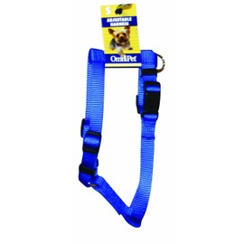OmniPet Kwik Klip Adjustable Nylon Pet Harness, Hurricane Blue, Small