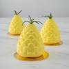 Restaurantware Pastry Tek Silicone Pineapple Baking Mold - 8-Compartment -