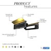 Xfort MailPlate Luxe 12" Letterplate Satin Brass, Premium Draught Proof