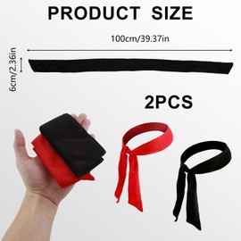 Unisex Sports Headbands – 2-Pack Non-Slip Head Tie for Men & Women, Soft & Breathable Sweatbands for Running, Yoga, Tennis, Cycling, and Fitness Workouts