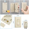 Wireless Light Switch and Receiver Kit, Ortis 300ft RF Range