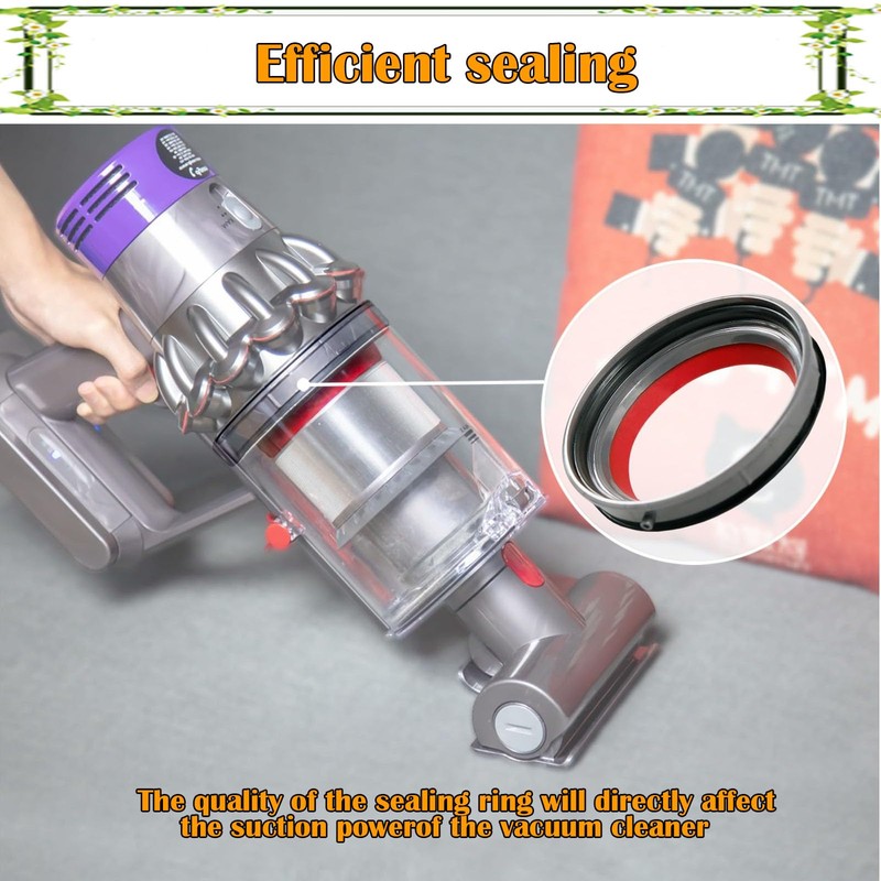Dust Bin Sealing Ring Replacement Compatible with Dyson Cyclone V10