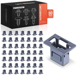 A-Premium 50 PCS Engine Cover Gromme Retainer Clip Compatible with Honda CR-V, Civic, Accord, Pilot, Odyssey, Fit, HR-V, Ridgeline, Crosstour, Insight, Passport & Acura MDX, RDX, TLX, TSX, ILX