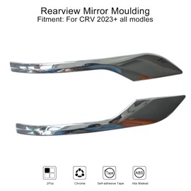 for Honda CRV 2023 2024 2025 Chrome Exterior Rearview Mirror Side Molding Trims, Elegant Sporty Exterior Rearview Mirror Molding for CR-V gas hybrid LX, Special Edition, EX, EX-L, Touring