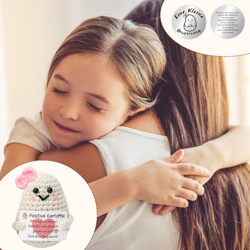 Tutukyle Positive Potato, Positive Potato with Lucky Charm Exam Coin,