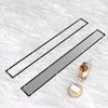 YEFU Shower Drain Nickel for Bathroom: 42 Inch Stainless Steel