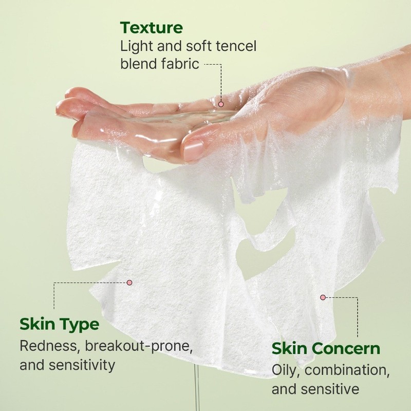 Torriden Balanceful Cica Facial Masks 10 sheets, Soothe & Repair