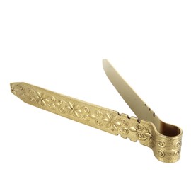 Needzo Brass Incense Burner Tongs, Durable Catholic Ritual Tool, Church Supplies, 5 Inches