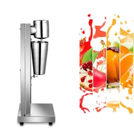 Electric Milk Shaking Machine, Commercial Home Milkshake Maker Stainless Steel Milk Shake Machine for Drink Mixer Electric Smoothie Maker Drink Mixer 110V (Single Head)