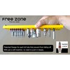 Free Zone - Bit Organizer Set (Yellow) | 158 Hole