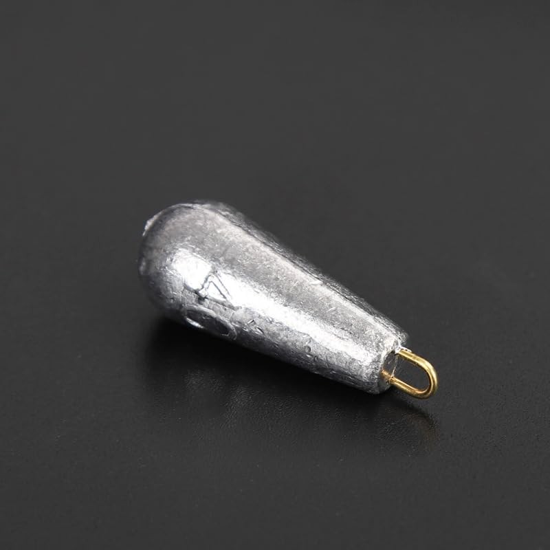 Orurdo qb500103c03n0 Eggplant Shaped Fishing Tackle Weights 0.7 oz (20