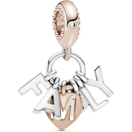 MariaFonte Charm Pendant 2025 Compatible All Brands Bracelets Necklaces Heart Family Tree Original Offer Silver 925 Birthday Anniversary Mum Compatible Lucky Charm Family Christmas, Silver, No