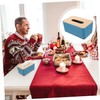 KONTONTY Facial Tissue Bulk Wooden Box Napkin Storage Container Tissue