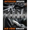 Viewmax Windshield Cleaner Tool, 18Pcs Car Interior Detailing Brush Set,