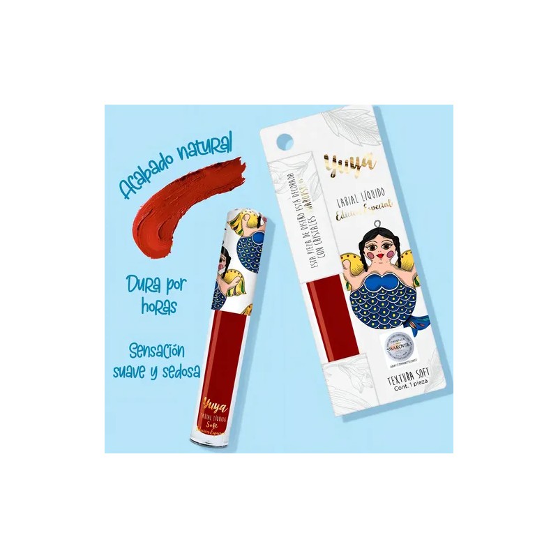 Labial Líquido Paraíso Mate Larga Duración 3g Yuya