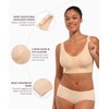 FeelinGirl Post Surgery Compression Bra Front Closure Bras for Women