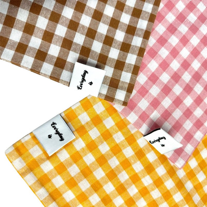 Kokoni Plus Gingham Check Mini Bag, beige brown