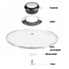 SyiXute 8 Pcs Universal Pot Lids Handle,Heat-Resistant Cooking Pot Pan