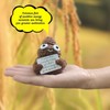 Usoway Funny Gifts Mini Positive Poo Cute and Funny White