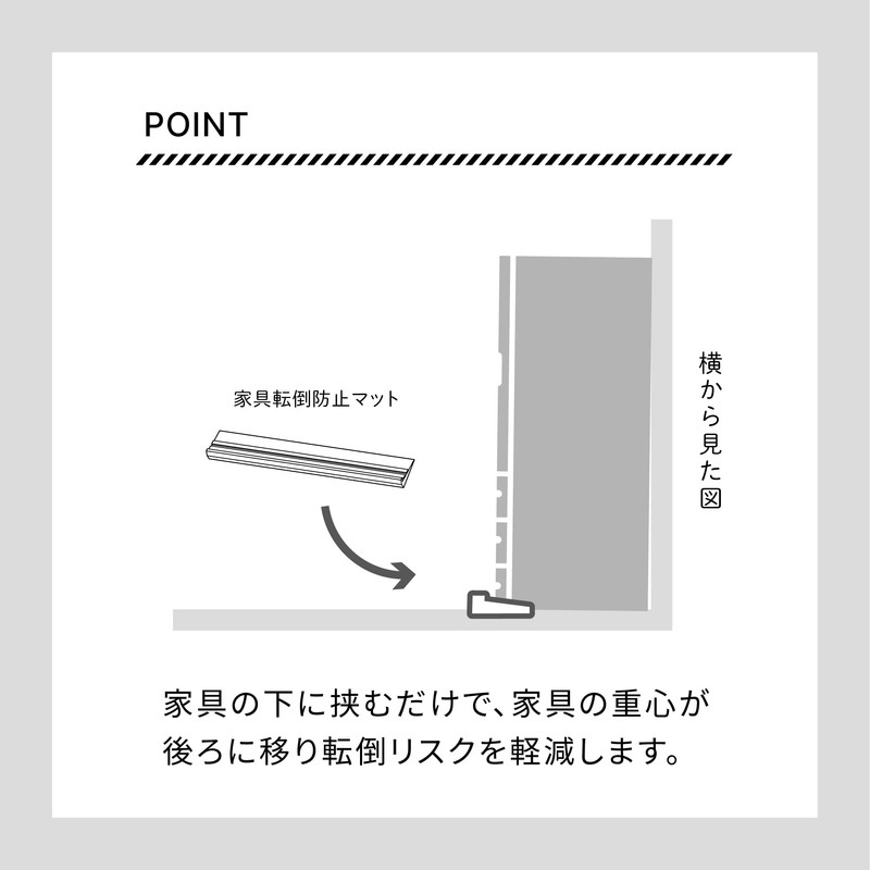 Heian Shindo UEQ-304 Furniture Anti-Tip Mat (Recommended for Use with