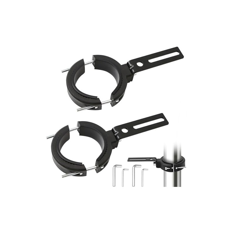 Work Light Bracket Universal 2 Pieces Headlight Mounts Motorcycle 38-60