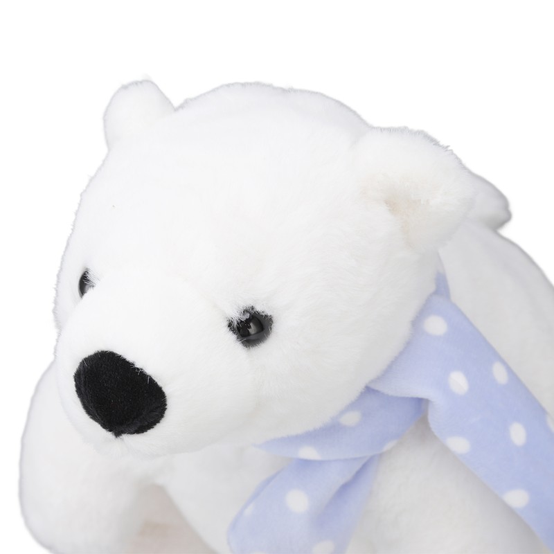 White Bear Stuffed Baby Soft Comfortable Cream Animal Plush Sleep