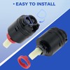 Mgoodoo 40PHF-2 Pressure Balance Cartridge, 40mm Shower Cartridge Replacement Fit