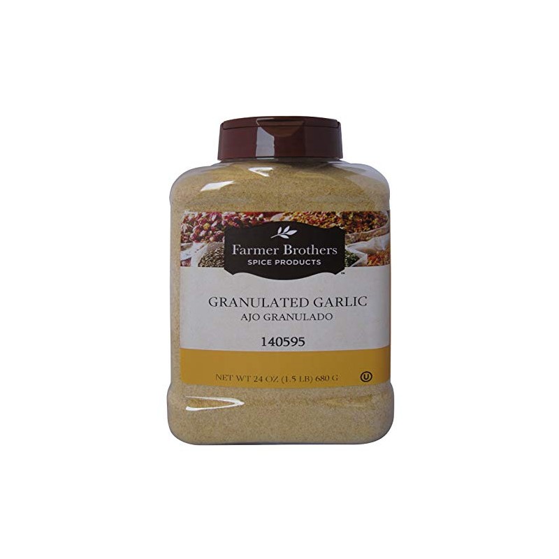 Granulated Garlic by Farmer Brothers (1 bottle/1.5 lb)