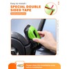 Savadicar 2-Piece Green Hood Latch Trim Cover for Jeep Wrangler