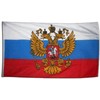 Russia Flag with Coat of Arms 90 x 150 cm
