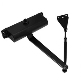 Dream Door Closer Automatic Door Closer, Black Flat Type