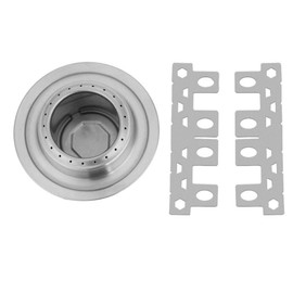 VGEBY1 Camp Stove, Outdoor Multi-Function Ultralight Stainless Steel Alcohol Stove with Alcohol Tray for Camping BBQ Hiking