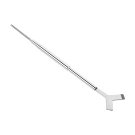 Baluue Stainless Steel Eyelash Separator Comb Y Shaped Precision Tool for Lash Extensions Clump Removal Multifunctional Beauty Instrument for Salon Home Use