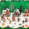 GW Box 8 Pcs Christmas Village People Figurines