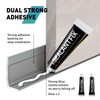 FCSOTSPS 20Pack Tile Edge Trim,12''x0.4'' Peel and Stick Aluminum Backsplash