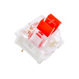 OUTEMU Red Switches,3 Pin Linear/RGB/Dustproof Switches for Mechanical Keyboard - Compatible with Cherry MX Switches-Pack 70