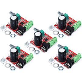 5pcs PAM8610 12V Mini Hi-Fi Audio Stereo Amplifier 2 x 10 W Dual Channel D Class