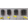 Fireplace Brush Made of High-Quality V4A Stainless Steel V4A (Stainless