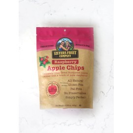 Sisters Fruit Company, TRIO, Apple Chips, All Natural, Gluten-Free, Fat-Free (Contains THREE 2.25 OZ BAGS)