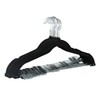 SVITA Set of 10 Clothes Hangers with Clips and Velvet