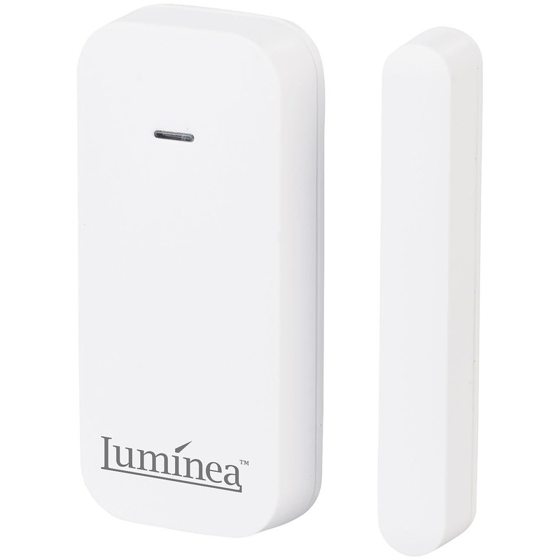 Luminea Window Contact Switch: Wireless Socket with Door & Window