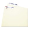 Permanent File Folder Labels, 11/16 x 3 7/16, White/Dark Blue