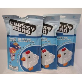 3 Pack Crossy Road Chibi Blocks Bulls I Toy Hipster Whale